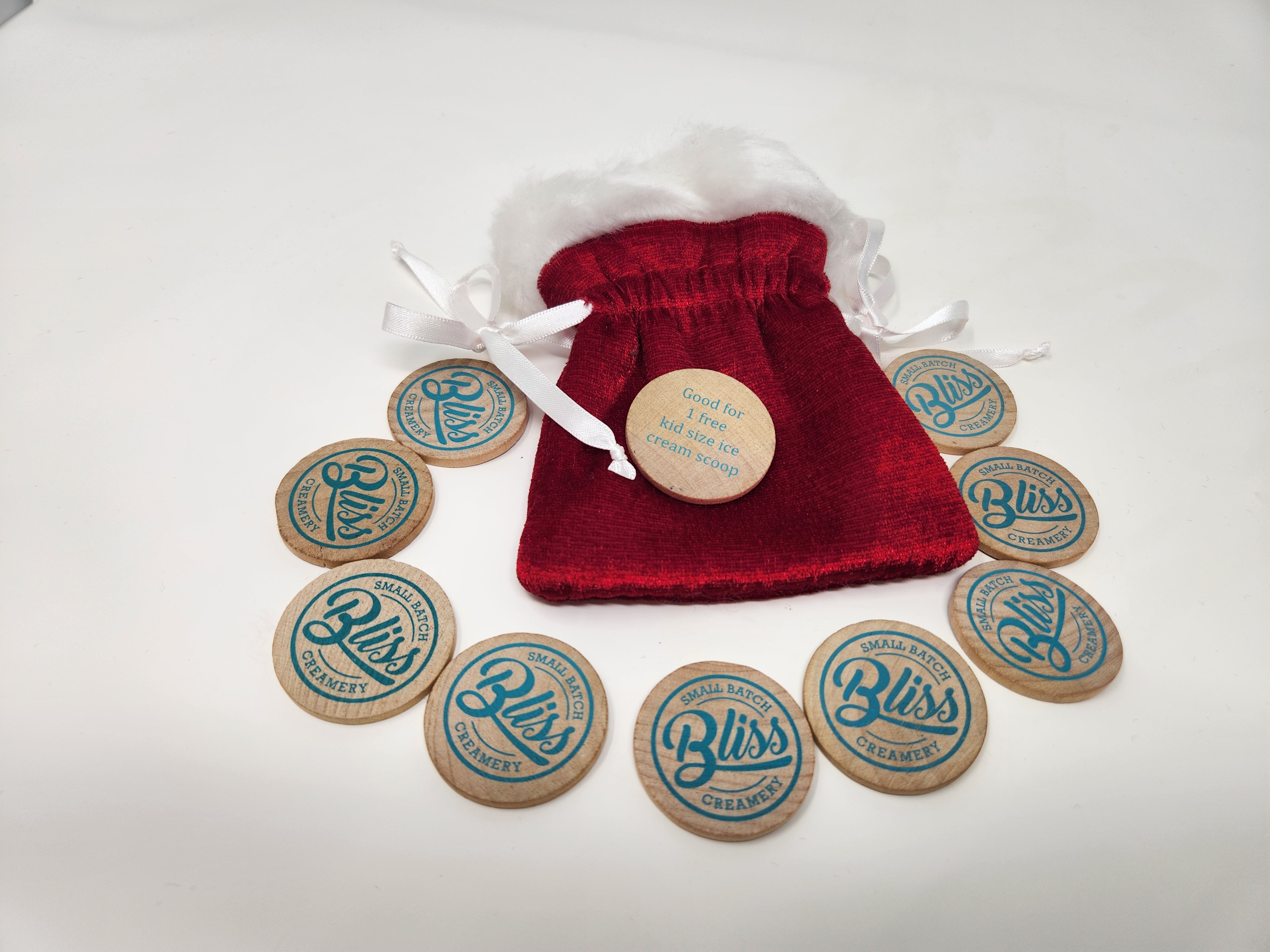 Santa's Sweet Token Sack – Bliss Small Batch Creamery