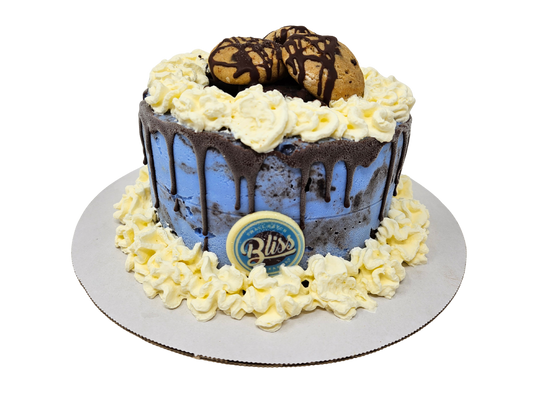 Cookie Monster Madness Ice Cream Cake (gf)
