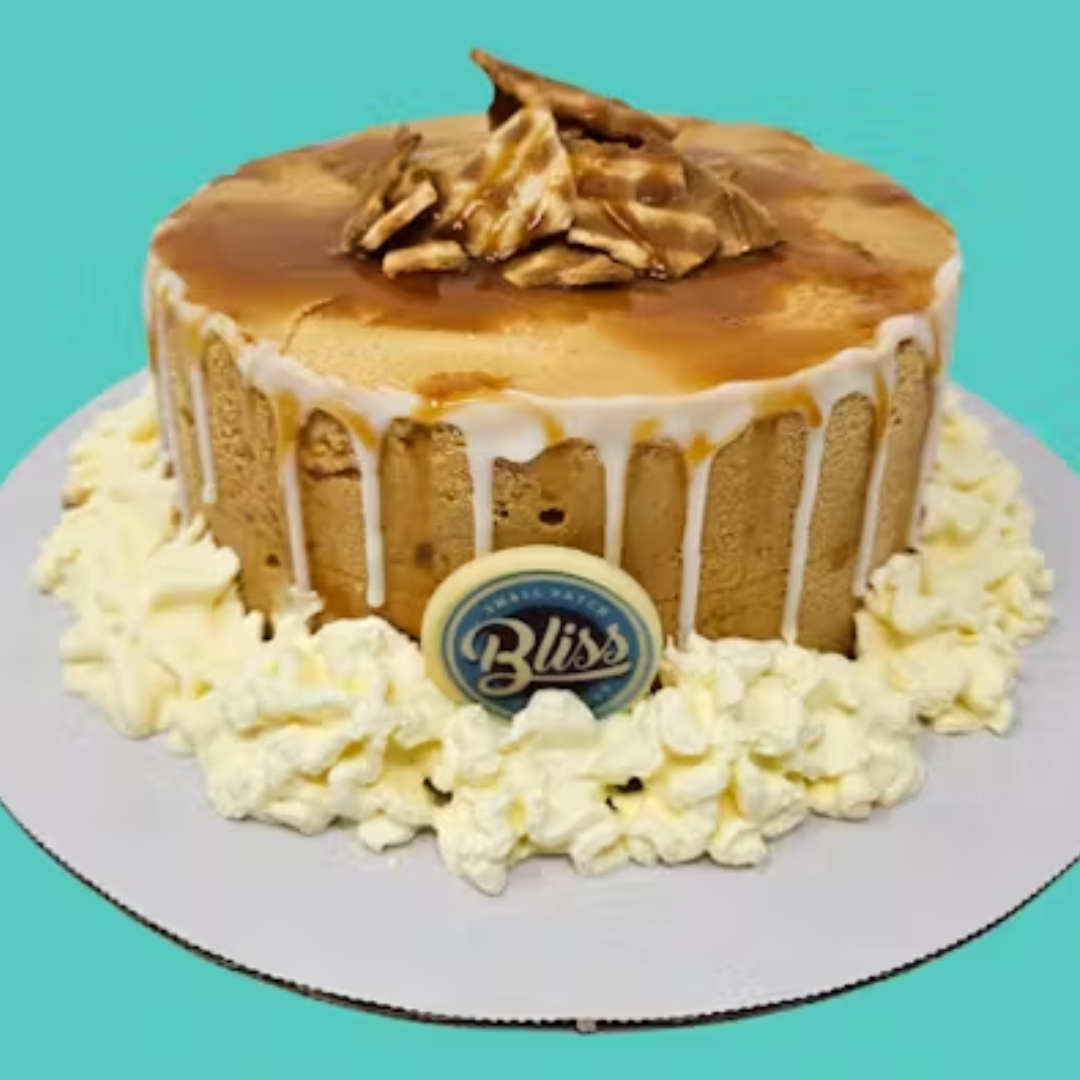 Salted Butter Caramel Ice Cream Cake (GF)